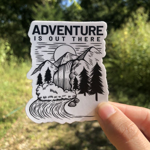 Adventure is Out There Sticker